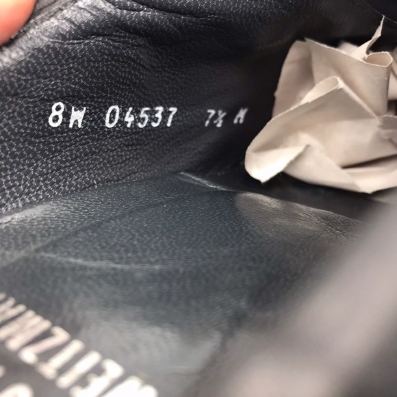 Stuart Weitzman Genuine Calf Hair Mules Clogs Size 8 Black Slip On Womens - Picture 8 of 8